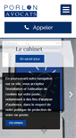 Mobile Screenshot of porlon-avocats.com